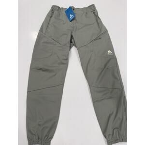Mens Odlo The Zeroweight X-Warm Windproof cross-country pants Size Large Shadow